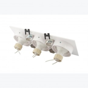 DK3023-WH Встраиваемый светильник, IP 20, 10 Вт, GU5.3, LED, белый, пластик в Камышлове - kamyshlov.ok-mebel.com | фото 4