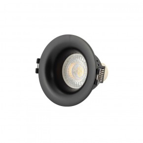 DK3024-BK Встраиваемый светильник, IP 20, 10 Вт, GU5.3, LED, черный, пластик в Камышлове - kamyshlov.ok-mebel.com | фото 1