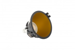 DK3026-BG Встраиваемый светильник, IP 20, 10 Вт, GU5.3, LED, черный/золотой, пластик в Камышлове - kamyshlov.ok-mebel.com | фото 4