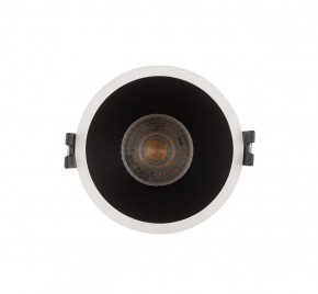 DK3026-WB Встраиваемый светильник, IP 20, 10 Вт, GU5.3, LED, белый/черный, пластик в Камышлове - kamyshlov.ok-mebel.com | фото