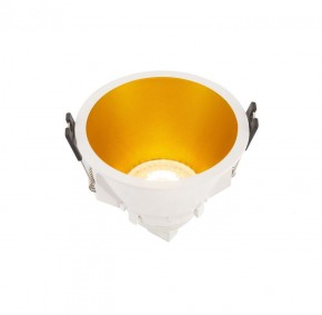 DK3026-WG Встраиваемый светильник, IP 20, 10 Вт, GU5.3, LED, белый/золотой, пластик в Камышлове - kamyshlov.ok-mebel.com | фото 4