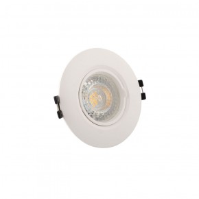 DK3028-WH Встраиваемый светильник, IP 20, 10 Вт, GU5.3, LED, белый, пластик в Камышлове - kamyshlov.ok-mebel.com | фото 2