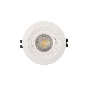 DK3029-WH Встраиваемый светильник, IP 20, 10 Вт, GU5.3, LED, белый, пластик в Камышлове - kamyshlov.ok-mebel.com | фото