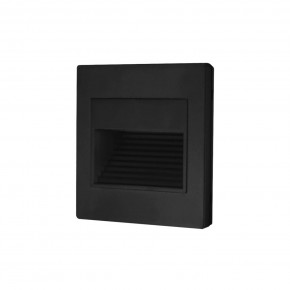 DK3050-BK Светильник встраиваемый в стену, IP 20, LED 3000, 1 Вт, черный пластик в Камышлове - kamyshlov.ok-mebel.com | фото