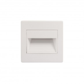 DK3050-WH Светильник встраиваемый в стену, IP 20, LED 3000, 1 Вт, белый, пластик в Камышлове - kamyshlov.ok-mebel.com | фото 3