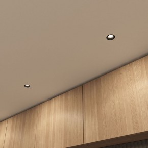 DK3055-BK Встраиваемый светильник, IP 20, 10 Вт, GU5.3, LED, черный, пластик в Камышлове - kamyshlov.ok-mebel.com | фото 4