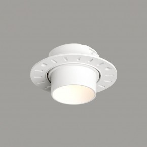 DK3056-WH Встраиваемый светильник под шпатлевку, IP20, до 15 Вт, LED, GU5,3, белый, пластик в Камышлове - kamyshlov.ok-mebel.com | фото