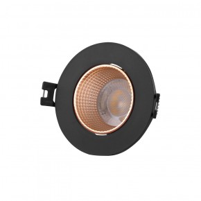 DK3061-BBR Встраиваемый светильник, IP 20, 10 Вт, GU5.3, LED, черный/бронзовый, пластик в Камышлове - kamyshlov.ok-mebel.com | фото 1
