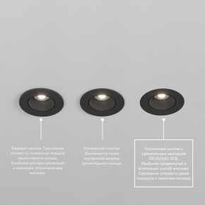 DK3061-BBR Встраиваемый светильник, IP 20, 10 Вт, GU5.3, LED, черный/бронзовый, пластик в Камышлове - kamyshlov.ok-mebel.com | фото 4