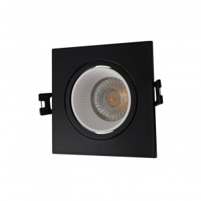 DK3071-BK+WH Встраиваемый светильник, IP 20, 10 Вт, GU5.3, LED, черный/белый, пластик в Камышлове - kamyshlov.ok-mebel.com | фото 1
