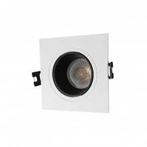 DK3071-WH+BK Встраиваемый светильник, IP 20, 10 Вт, GU5.3, LED, белый/черный, пластик в Камышлове - kamyshlov.ok-mebel.com | фото