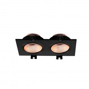 DK3072-BBR Встраиваемый светильник, IP 20, 10 Вт, GU5.3, LED, черный/бронзовый, пластик в Камышлове - kamyshlov.ok-mebel.com | фото 2