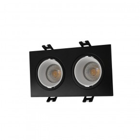 DK3072-BK+WH Встраиваемый светильник, IP 20, 10 Вт, GU5.3, LED, черный/белый, пластик в Камышлове - kamyshlov.ok-mebel.com | фото