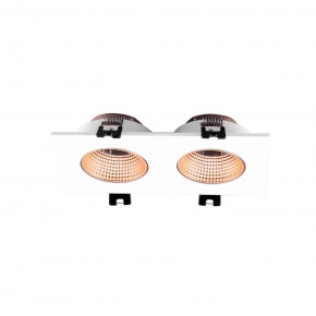 DK3072-WBR Встраиваемый светильник, IP 20, 10 Вт, GU5.3, LED, белый/бронзовый, пластик в Камышлове - kamyshlov.ok-mebel.com | фото 2