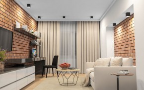 DK3080-BW+BK Светильник накладной IP 20, 10 Вт, GU5.3, LED, черно-белый/черный, пластик в Камышлове - kamyshlov.ok-mebel.com | фото 2