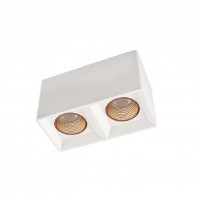 DK3085-WH+BR Светильник накладной IP 20, 10 Вт, GU5.3, LED, белый/бронзовый, пластик в Камышлове - kamyshlov.ok-mebel.com | фото