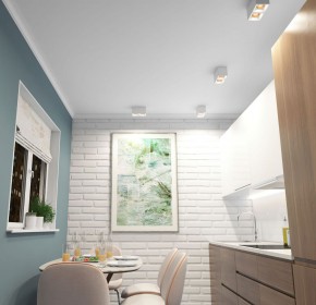 DK3085-WH+BR Светильник накладной IP 20, 10 Вт, GU5.3, LED, белый/бронзовый, пластик в Камышлове - kamyshlov.ok-mebel.com | фото 2