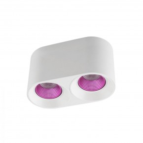 DK3096-WH+PI Светильник накладной IP 20, 10 Вт, GU5.3, LED, белый/розовый, пластик в Камышлове - kamyshlov.ok-mebel.com | фото