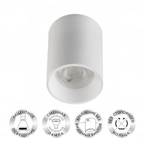 DK3110-WH Светильник накладной IP 20, 10 Вт, GU5.3, LED, белый, пластик в Камышлове - kamyshlov.ok-mebel.com | фото