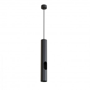 DK4045-BK Подвесной светильник, с декоративным вырезом, IP 20, до 15 Вт, LED, GU10, черный, алюминий в Камышлове - kamyshlov.ok-mebel.com | фото