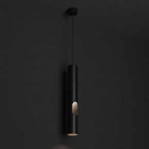 DK4045-BK Подвесной светильник, с декоративным вырезом, IP 20, до 15 Вт, LED, GU10, черный, алюминий в Камышлове - kamyshlov.ok-mebel.com | фото 2