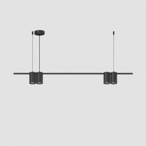 DK4061-BK Подвесной светильник ORBIT, IP20, 4xGU10 LED до 15 Вт, черный матовый, алюминий в Камышлове - kamyshlov.ok-mebel.com | фото 2