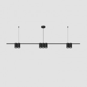 DK4063-BK Подвесной светильник ORBIT, IP20, 7xGU10 LED до 15 Вт, черный матовый, алюминий в Камышлове - kamyshlov.ok-mebel.com | фото 2