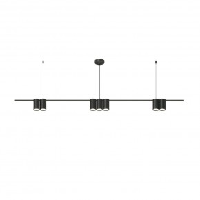 DK4063-BK Подвесной светильник ORBIT, IP20, 7xGU10 LED до 15 Вт, черный матовый, алюминий в Камышлове - kamyshlov.ok-mebel.com | фото 3