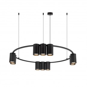 DK4065-BK Подвесной светильник ORBIT, IP20, 10xGU10 LED до 15 Вт, черный матовый, алюминий в Камышлове - kamyshlov.ok-mebel.com | фото 3