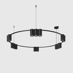 DK4067-BK Подвесной светильник ORBIT, IP20, 15xGU10 LED до 15 Вт, черный матовый, алюминий в Камышлове - kamyshlov.ok-mebel.com | фото 2