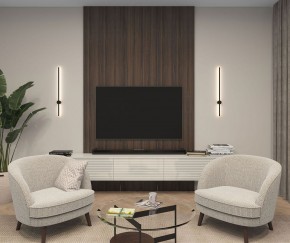 DK5012-BK Бра 800 мм, 3000К, IP20, 7 Вт, черный, алюминий в Камышлове - kamyshlov.ok-mebel.com | фото 5
