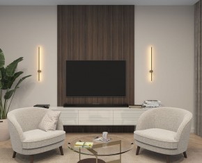 DK5012-SG Бра 800 мм, 3000К, IP20,7 Вт, матовое золото в Камышлове - kamyshlov.ok-mebel.com | фото 5