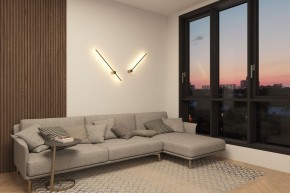 DK5012-SG Бра 800 мм, 3000К, IP20,7 Вт, матовое золото в Камышлове - kamyshlov.ok-mebel.com | фото 7