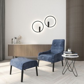 DK5035-BK Бра ROUND со светодиодом, IP20, 24W, 3000/4000/6500K, черный, алюминий в Камышлове - kamyshlov.ok-mebel.com | фото 8