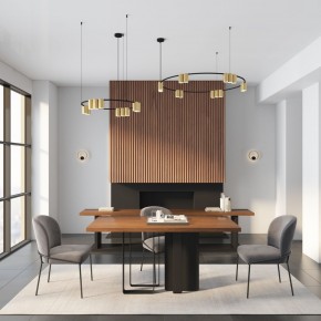 DK5060-BK+SG Бра ORBIT, IP20, 3000К, LED, 10 Вт, черный + сатинированное золото, алюминий в Камышлове - kamyshlov.ok-mebel.com | фото 6