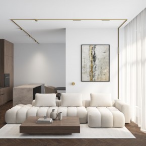 DK5072-SB Бра SHINE WALL со светодиодом, D104*H68, IP20, 3000К, 3W, RA?90, сатинированная латунь, алюминий в Камышлове - kamyshlov.ok-mebel.com | фото 6