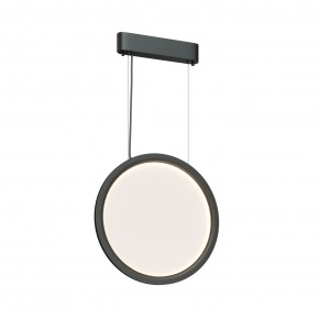 DK6604-BK Подвесной вертикальный светильник Veil со светодиодом H1500 d450 220V 36W 3000-6000K IP20 черный алюминий в Камышлове - kamyshlov.ok-mebel.com | фото 3