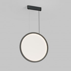 DK6606-BK Подвесной вертикальный светильник Veil со светодиодом H1700 d600 220V 48W 3000-6000K IP20 черный алюминий в Камышлове - kamyshlov.ok-mebel.com | фото 3