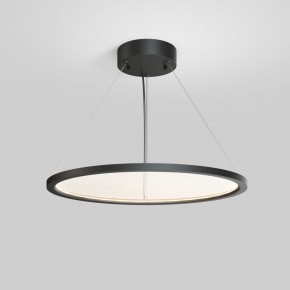 DK6616-BK Подвесной горизонтальный светильник Veil со светодиодом H900 d600 220V 48W 3000-6000K IP20 черный алюминий в Камышлове - kamyshlov.ok-mebel.com | фото