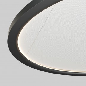 DK6616-BK Подвесной горизонтальный светильник Veil со светодиодом H900 d600 220V 48W 3000-6000K IP20 черный алюминий в Камышлове - kamyshlov.ok-mebel.com | фото 3