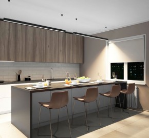 DK9154-BK Линейный светильник 42W 1500mm 4000K, черный в Камышлове - kamyshlov.ok-mebel.com | фото 5