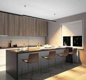 DK9203-BK Линейный светильник 52W 2000mm 3000K, черный в Камышлове - kamyshlov.ok-mebel.com | фото 5