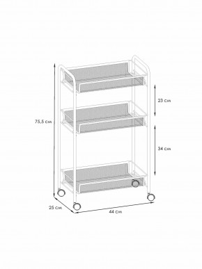 Э 322 С Этажерка "Ладья 2К" Серый в Камышлове - kamyshlov.ok-mebel.com | фото 2