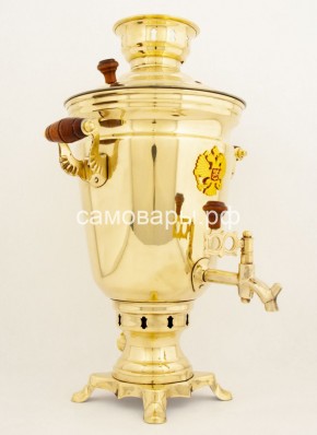 Электрический самовар "Конус с гербом" на 4 литра в Камышлове - kamyshlov.ok-mebel.com | фото 3