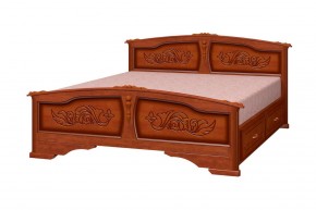 ЕЛЕНА Кровать из массива (Орех) в Камышлове - kamyshlov.ok-mebel.com | фото 2