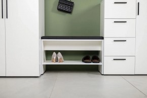 ЭЙР прихожая (модульная) Белый Шагрень в Камышлове - kamyshlov.ok-mebel.com | фото 23