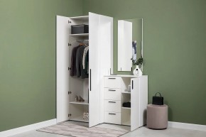 ЭЙР прихожая (модульная) Белый Шагрень в Камышлове - kamyshlov.ok-mebel.com | фото 24