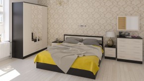 Фиеста Кровать 1800, цвет венге/дуб лоредо, ШхГхВ 183,5х203,5х80 см., сп.м. 1800х2000 мм., без матраса, основание есть в Камышлове - kamyshlov.ok-mebel.com | фото 5