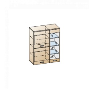 Гостиная Камелия Композиция 6 (Снежный ясень) в Камышлове - kamyshlov.ok-mebel.com | фото 2