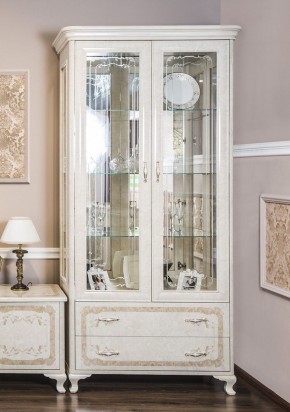 Гостиная Патрисия 2+тв+2 (крем корень глянец) в Камышлове - kamyshlov.ok-mebel.com | фото 3